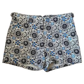 Louis Vuitton Mini Shorts in Lana e Seta Blu Navy e Blu Chiaro Blu navy Blu chiaro