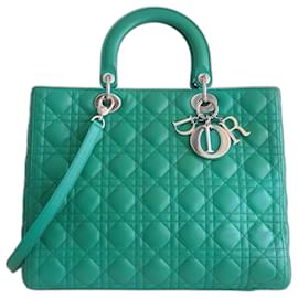 Dior-Lady Dior green bag-Green