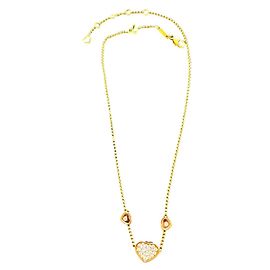 Collier Chopard Happy Hearts en or jaune Doré