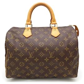 Louis Vuitton-Louis Vuitton Monogram Speedy 30 Handbag-Brown,Monogram