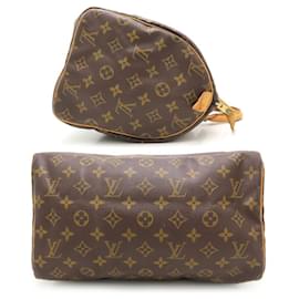 Louis Vuitton-Louis Vuitton Monogram Speedy 30 Handbag-Brown,Monogram