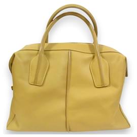 Tod's-Tod's D-Styling BAULETTE Leather Handbag-Camel