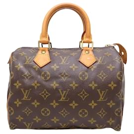 Louis Vuitton-Louis Vuitton Monogram Speedy 25 Handbag-Brown,Monogram