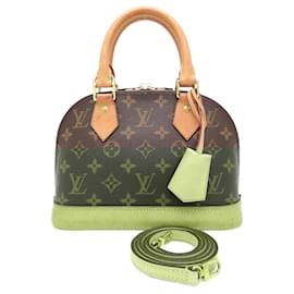 Louis Vuitton-Louis Vuitton Monogram Alma BB Handbag-Brown,Monogram