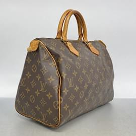 Louis Vuitton-Louis Vuitton Monogram Speedy 30 Handbag-Brown