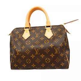 Louis Vuitton-Louis Vuitton Monogram Speedy 25 Handbag-Brown