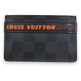 Louis Vuitton-Louis Vuitton Damier Cobalt Business Card Case-Orange,Navy blue