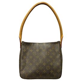 Sac à main Louis Vuitton Monogram Looping MM Marron