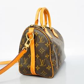 Louis Vuitton-Louis Vuitton Monogram Speedy Bandouliere 25 Handbag-Brown