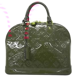 Louis Vuitton-Louis Vuitton Vernis Alma PM Handbag-Pink