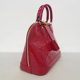 Louis Vuitton-Louis Vuitton Vernis Alma PM Handbag-Pink