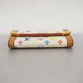 Louis Vuitton-Louis Vuitton Monogram Multicolor Coin Purse-White