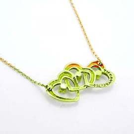 Tiffany & Co-Tiffany Necklace Triple Heart in 18K Yellow Gold with Diamond-Other