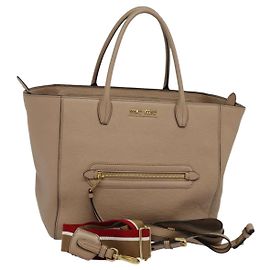 Borsa Tote Miu Miu in pelle 2 in 1 beige oro Auth 122923 Beige D'oro