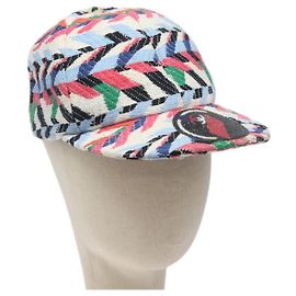 Gorra de Aerolínea CHANEL de Algodón Multicolor CC Auth BA2344 Multicolor