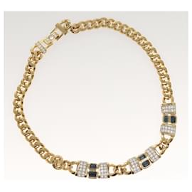 Swarovski-Swarovski Necklace metal Gold Auth am8233-Golden