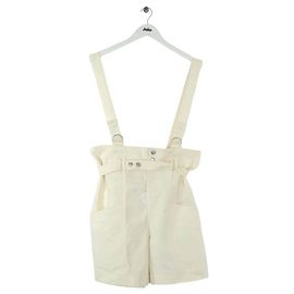 Isabel Marant Bermuda de algodão branco Branco