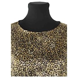 Autre Marque-Silk dress-Brown