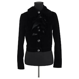 Manoush Blue velvet jacket Blue