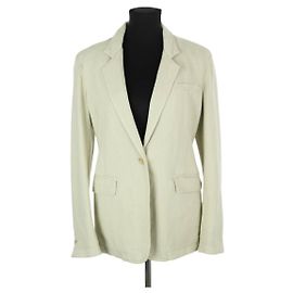 Forte Forte Blazer de algodón amarillo Amarillo