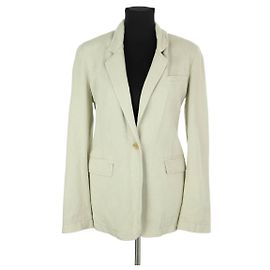 Forte Forte Blazer de algodón amarillo Amarillo