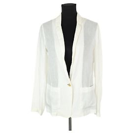 Forte Forte Weißer Leinenblazer Weiß