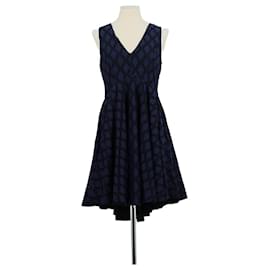 Sandro-Lace dress-Navy blue