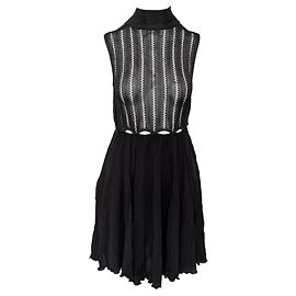 Robe midi Gianni Versace Noir