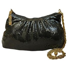 Pierre BALMAIN pochette maille métal Noir Bijouterie dorée