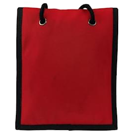 Balenciaga-Bolsa de ombro em nylon vermelho com logo BB Explorer da Balenciaga-Vermelho