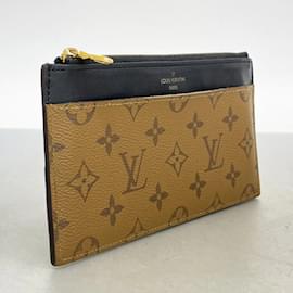 Louis Vuitton-Louis Vuitton Monogram Reverse Card Case-Brown,Black
