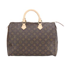 Louis Vuitton RFID Monogram Speedy 35 Mini Boston Handtasche Braun Monogramm