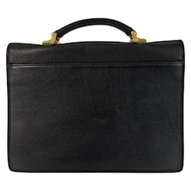 Versace-Versace Vintage Sunburst Medusa Handbag-Black