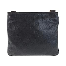 Gucci-Gucci Guccissima Brown Leather Shoulder Bag-Brown