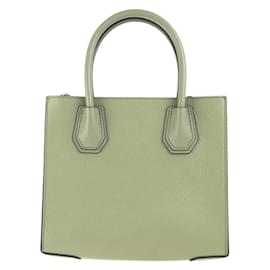 Michael Kors-Michael Kors Green Leather Tote Bag-Green