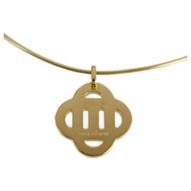 Hermès-Hermes Chaine d'Ancre Isatis Necklace-Golden,Orange