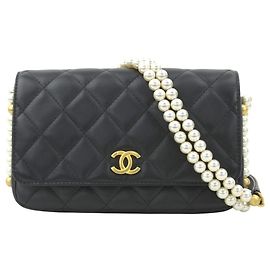 Chanel Wallet On Chain Black
