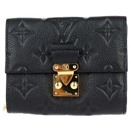Cartera Metis Compact de tres pliegues de Louis Vuitton Negro