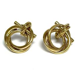 Orecchini a perno Twisted Gancini da donna di Salvatore Ferragamo Altro