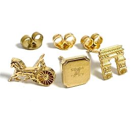 Céline Celine Women's Triomphe Stud Earrings Set Other