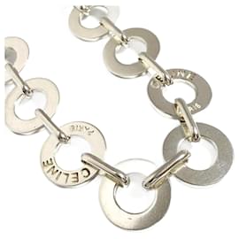 Céline-Celine Vintage Circle Link Necklace-Other