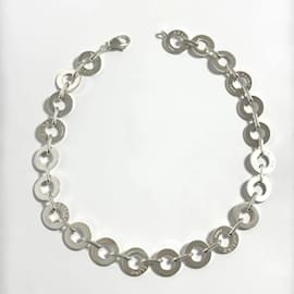 Céline-Celine Vintage Circle Link Necklace-Other