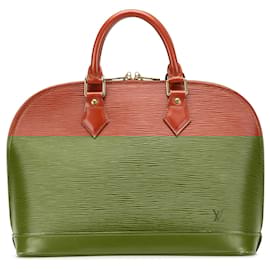 Louis Vuitton-Louis Vuitton Brown Epi Alma PM-Brown
