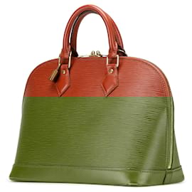 Louis Vuitton-Louis Vuitton Brown Epi Alma PM-Brown
