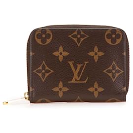 Louis Vuitton-Louis Vuitton Brown Monogram Zippy Coin Purse-Brown
