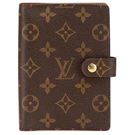 Louis Vuitton-Louis Vuitton Brown Monogram Agenda PM-Brown
