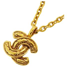 Chanel-Chanel Gold Plated Necklace-Golden