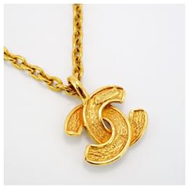 Chanel-Chanel Gold Plated Necklace-Golden