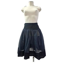 Fendi 365 Tüllrock Marineblau Größe 42 Marineblau