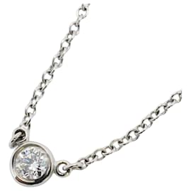 Tiffany & Co-Tiffany Necklace by the Yard in Platinum with Diamond-Other